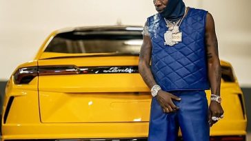 Shatta Wale Detained Over Tax Evasion Linked To Purchase Of His Yellow Lamborghini Urus