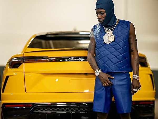Shatta Wale Detained Over Tax Evasion Linked To Purchase Of His Yellow Lamborghini Urus