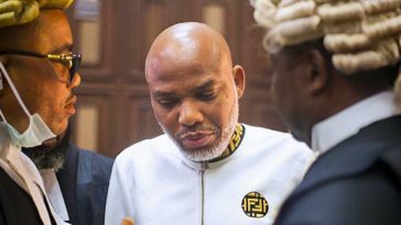 Furious Nnamdi Kanu petitions NBA to sanction judges for ‘miscarriage of justice’