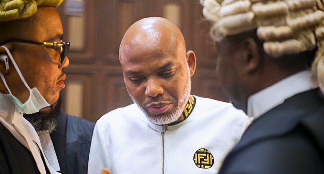 Furious Nnamdi Kanu petitions NBA to sanction judges for ‘miscarriage of justice’