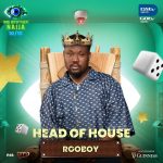 BBNaija: Rooboy Crowned Head of House for Week 5