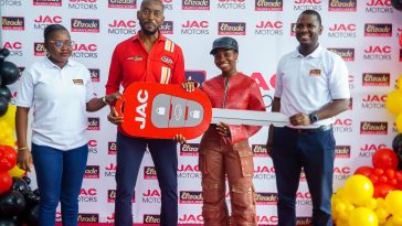 Elizade JAC Motors unveils Taaooma as First-Ever Brand Ambassador, Presents Her with a JAC JS6 SUV