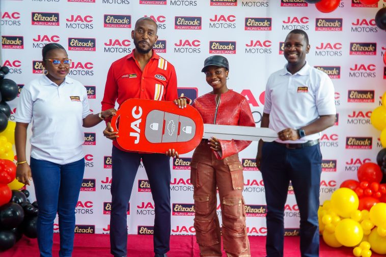Elizade JAC Motors unveils Taaooma as First-Ever Brand Ambassador, Presents Her with a JAC JS6 SUV