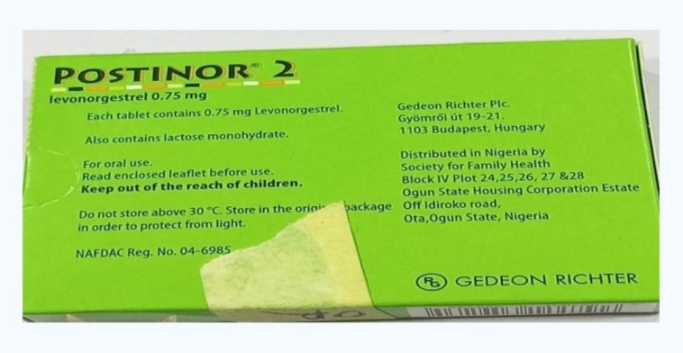 NAFDAC alerts Nigerians to counterfeit Postinor2 products