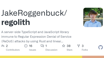 Show HN: Regolith – Regex library that prevents ReDoS CVEs in TypeScript