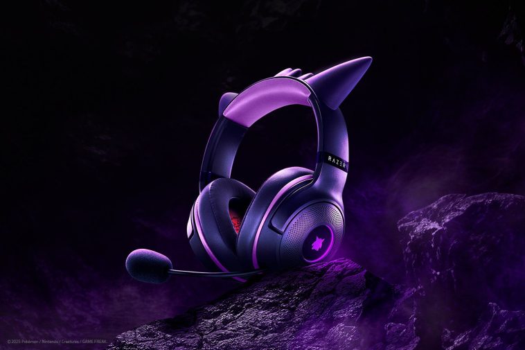Turn your kitty craze into a Pokémon frenzy with Razer’s Gengar headphones