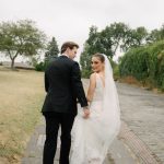 Singer Banks Wore a “Sexy and Romantic” Lace Vivienne Westwood Dress to Wed Lacrosse Star Drew Snider