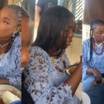 “I am sure dad will be proud of us” – Children Honour Their Late Father by Eating at His Favourite Pounded Yam Spot After His Funeral (WATCH)