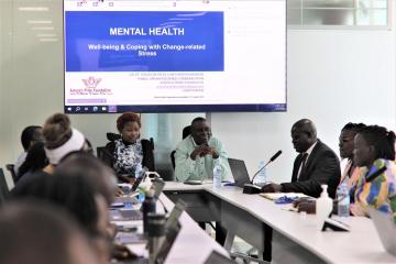 Prioritizing mental health and wellbeing during times of crisis at WHO Uganda: Resilience in the face of change