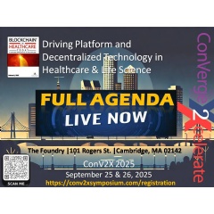 Final Agenda Released for Conv2X Driving Platforms and Decentralized Health in Healthcare and Life Sciences