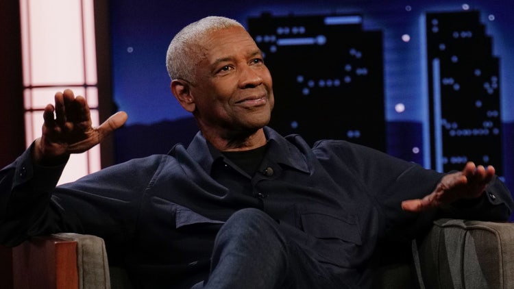 Denzel Washington Names Nas, Samara Cyn, And Smino Among Favorite Rappers On “Jimmy Kimmel Live!”