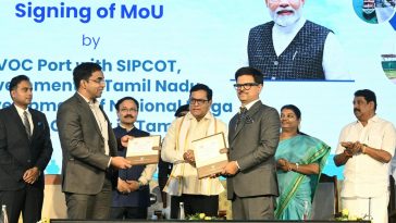 Foundation stone laid for pilot green methanol bunkering and refuelling at VOC Port in Thoothukudi