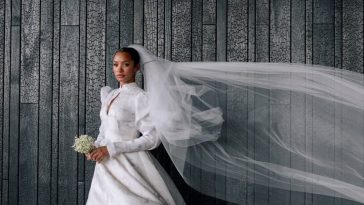 Temi Otedola Made the Perfect Bride in This Breathtaking Wedding Dress by Fendi