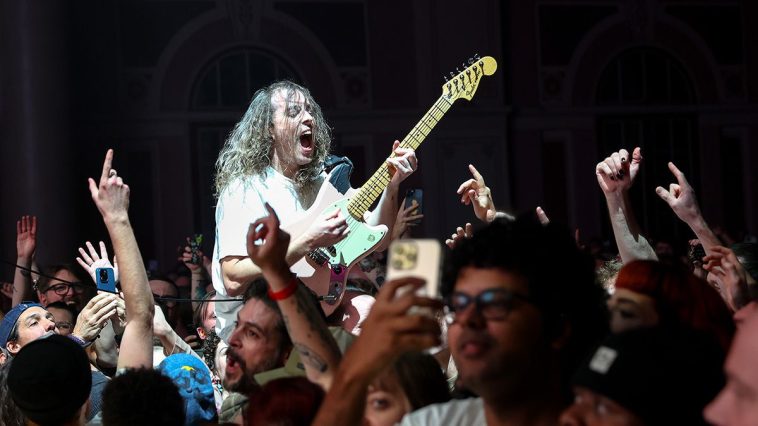 “I had some guitars stolen. Fender heard about it because we were trying to find them. They sorted us out”: How a guitar that went missing led IDLES’ Lee Kiernan to his now-famed pink Mustang