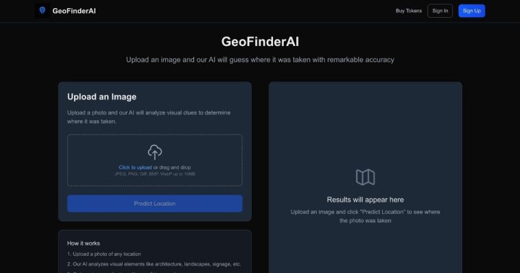 GeoFinderAI: Photo Location Identification Tool