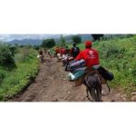 SUDAN: Aid Workers on Donkeys Deliver First Emergency Supplies to Village Cut Off by Landslide
