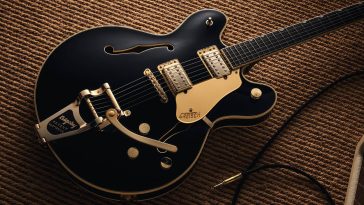 “Proof that semi-hollows can rock as hard as the clichés, even if they are bedecked with gold”: Gretsch Professional Broadkaster LX review