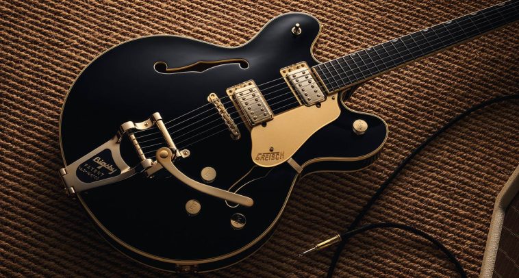 “Proof that semi-hollows can rock as hard as the clichés, even if they are bedecked with gold”: Gretsch Professional Broadkaster LX review
