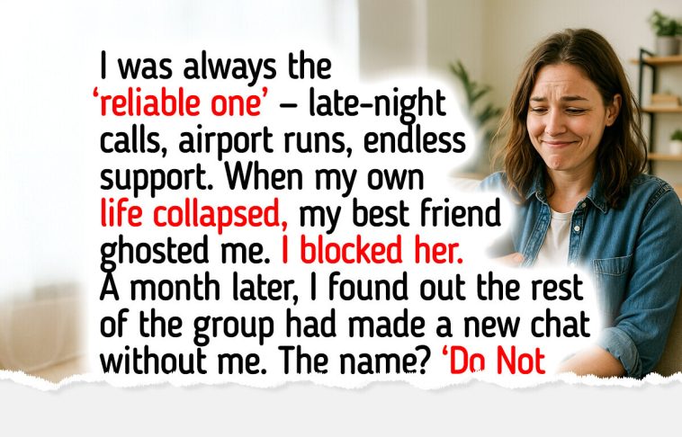My Best Friend Leaned on Me for Years, Then Vanished When I Needed Support