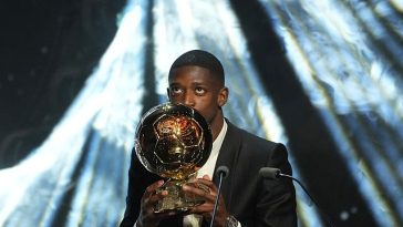 French player Ousmane Dembélé wins men’s Ballon d’Or