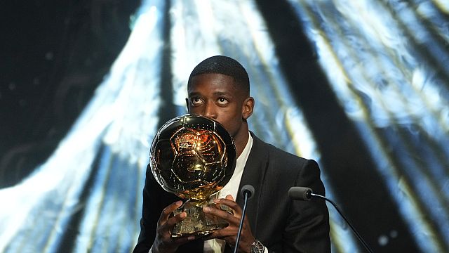 French player Ousmane Dembélé wins men’s Ballon d’Or