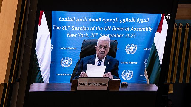 Palestinian president denounces October 7th attack, at UN General Assembly