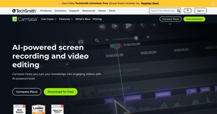 Camtasia: Screen Recording and Video Editingductory