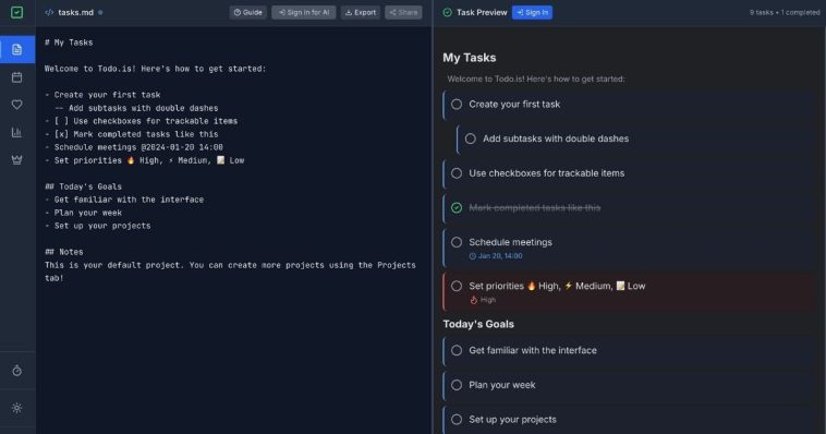Todo is: AI-Powered Task Management Platform