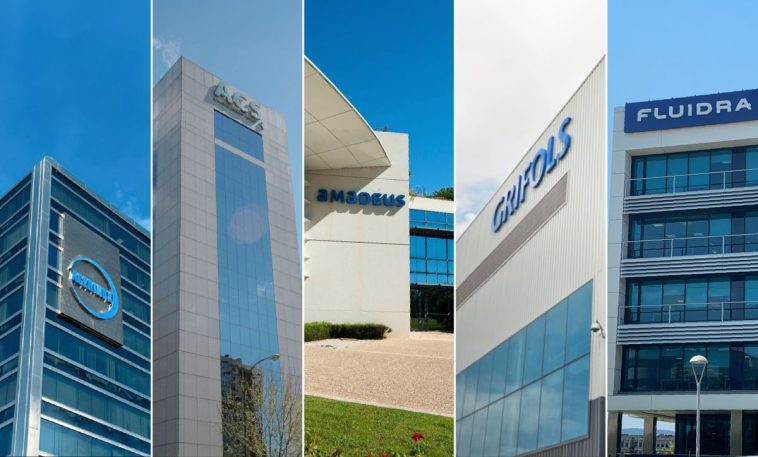 Amadeus, Grifols, Acerinox, ACS y Fluidra lideran la internacionalización del IBEX