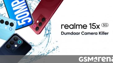 Realme 15x arrives with a 144Hz screen, an ‘IP69 Pro’ rating, and a 7,000 mAh battery