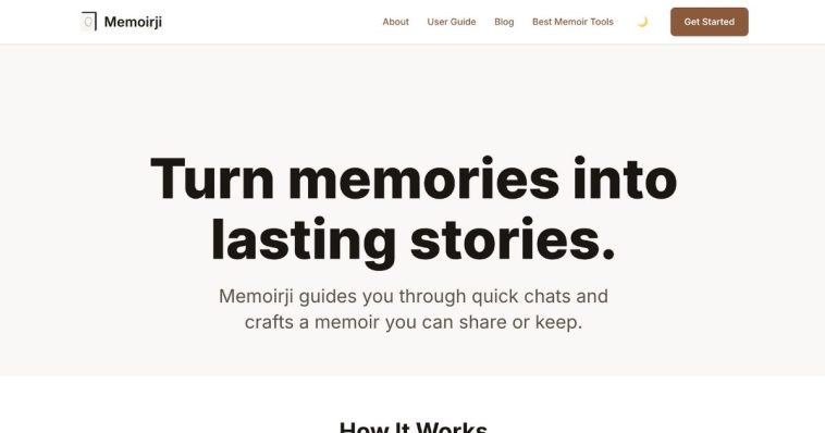 Memoirji: Transform Memories into Personalized Stories