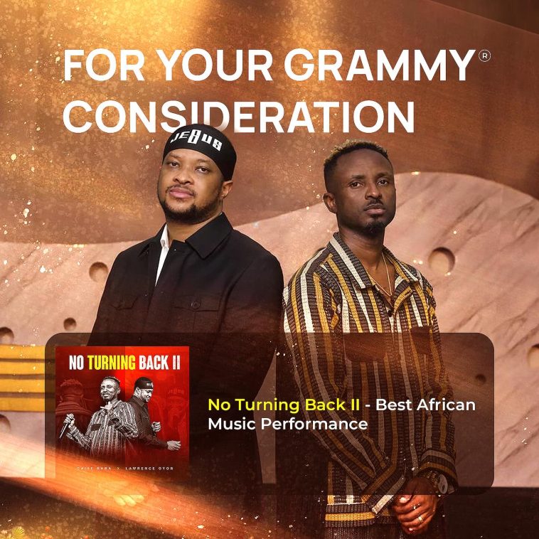 Gaise Baba submits “No Turning Back II” for Grammy consideration