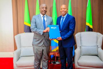 WHO Tanzania Representative, Dr. Alex Gasasira, Presents Credentials to the Ministry of Foreign Affairs and East African Cooperation