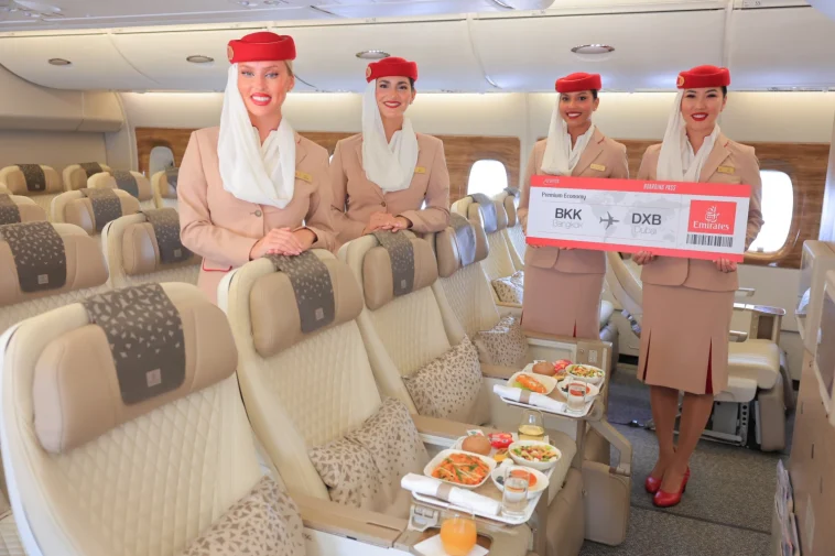 ‘เอมิเรตส์’ เปิดตัวห้องโดยสาร Premium Economy บนเครื่องบินแอร์บัส A380 โฉมใหม่