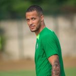 Photo: Super Eagles captain Troost-Ekong flaunts gold-plated iPhone 17 bought for a crazy price