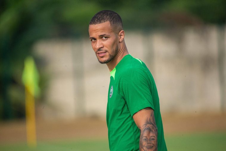 Photo: Super Eagles captain Troost-Ekong flaunts gold-plated iPhone 17 bought for a crazy price