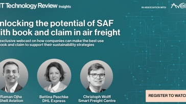 Unlocking the potential of SAF with book and claim in air freight