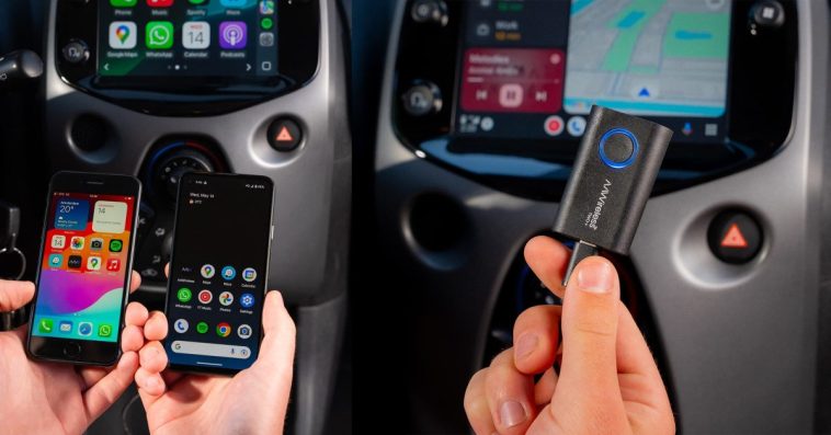 AAWireless TWO+ turns wired Android Auto and CarPlay wireless, available today
