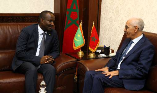 Rabat : M. Talbi Alami s’entretient avec le ministre mauritanien de la Justice