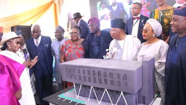 Sanwo-Olu,  Alausa, Adebutu ,at official commissioning of Kesington Adebukunola Adebutu in CMUL