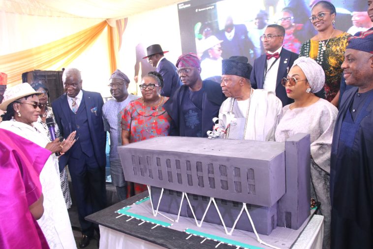 Sanwo-Olu,  Alausa, Adebutu ,at official commissioning of Kesington Adebukunola Adebutu in CMUL