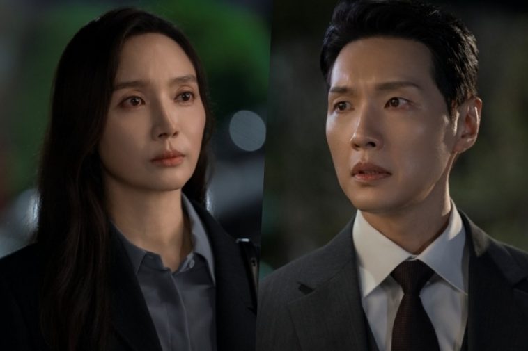Lee Min Young’s Unexpected Statement Stuns Ji Hyun Woo At The Police Station In “First Lady”