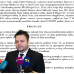 JOŠ JEDAN AUTOGOL U VLADI TK: Ministar Gazdić presuđen za klevetu bivše pomoćnice Elezović