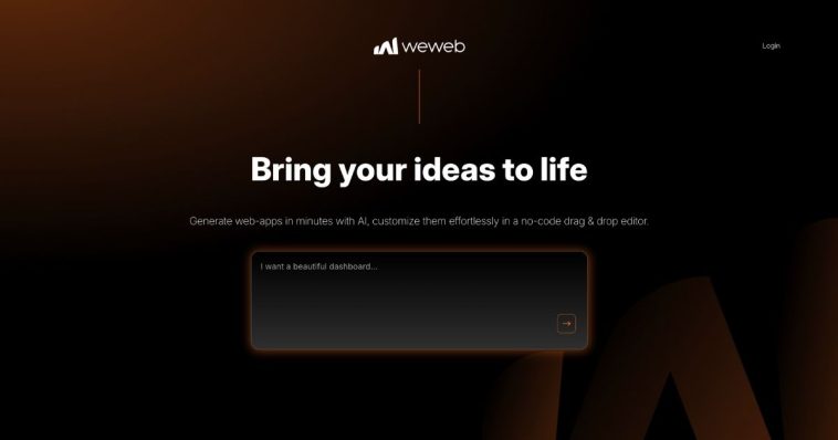 WeWeb: AI-Powered No-Code Web Development