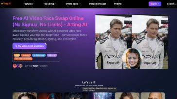 Arting AI Video Face Swap: Seamless Face Replacements