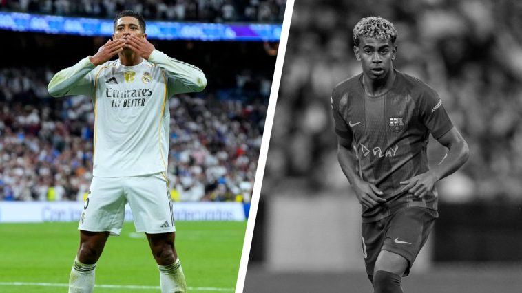 Real Madrid-FC Barcelone : Bellingham le maestro, Mbappé en patron, Yamal inexistant… Les tops et flops