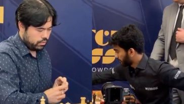 Watch: D Gukesh’s graceful gesture after beating Hikaru Nakamura goes viral. Internet reacts