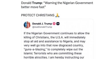 US President Donald Trump threatens military action should k!lling of Christians continue in Nigeria