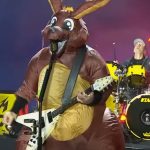 “Let’s hop to it”: James Hetfield wins Halloween by donning inflatable kangaroo costume to rip through a thrash classic – and he doesn’t miss a beat