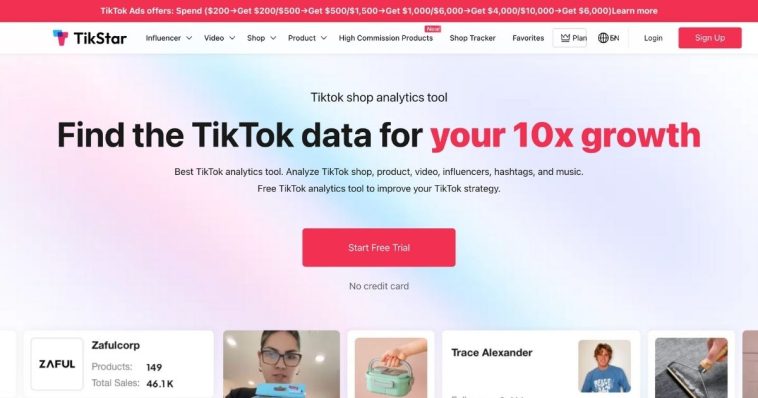 Tikstar: Enhancing TikTok Strategy Analytics